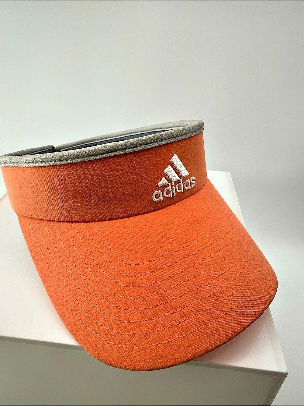 adidas AEROREADY Running Visor Orange & Gray